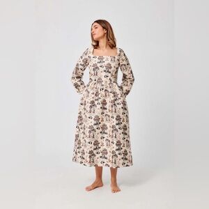 Meadows Uk Bryonia Dress in Winter Doe